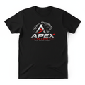 Apex Athletix black t-shirt with logo
